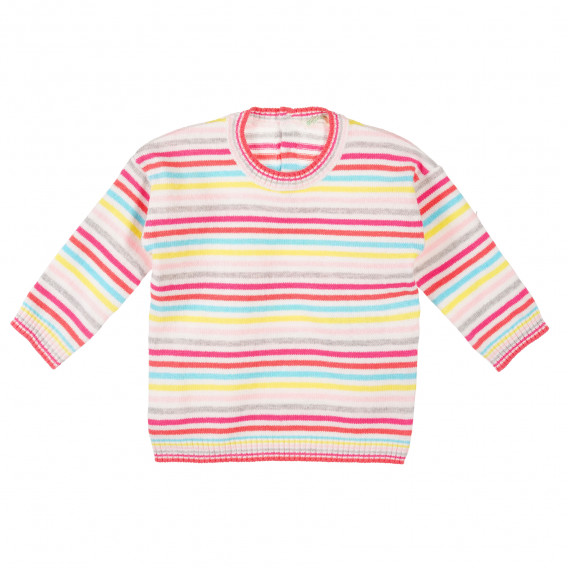 Pulover în dungi colorate pentru bebeluși, multicolor Benetton 223425 