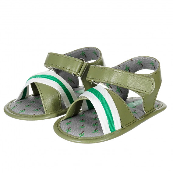 Sandale pentru copii, verde Benetton 223569 