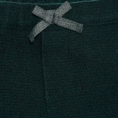 Pantaloni cu panglică, verde închis Benetton 223667 2
