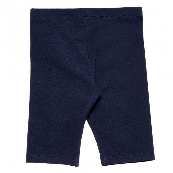 Pantaloni din bumbac pentru un bebeluș cu lungime 3/4, albastru Benetton 223677 3