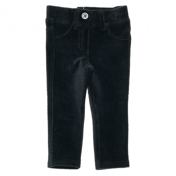 Pantaloni de catifea pentru bebeluși, negri Benetton 223837 
