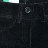 Pantaloni de catifea pentru bebeluși, negri Benetton 223838 2