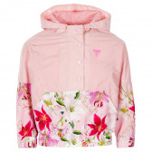 Jachetă cu imprimeu floral, roz Guess 224325 