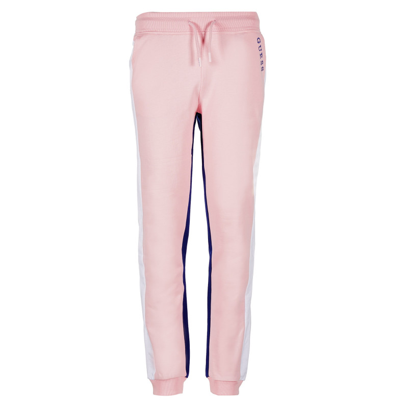 Pantaloni sport de bumbac, în roz și albastru  224329