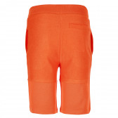 Pantaloni scurți din bumbac, portocaliu Guess 224352 4