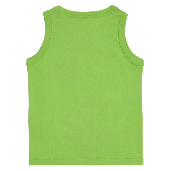 Bluză din bumbac cu imprimeu grafic pentru bebeluși, verde Benetton 227303 4