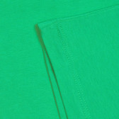 Tricou de bumbac cu sigla mărcii, verde Benetton 227374 3