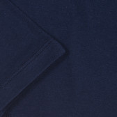Tricou de bumbac cu sigla mărcii, albastru închis Benetton 227382 3