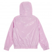 Jachetă cu bucle, roz Benetton 227547 4