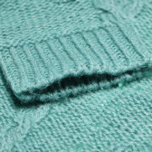 Pulover tricotat pentru fete, verde Chicco 227725 3