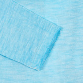 Bluză albastră din bumbac cu mâneci lungi, și imprimeu pentru băieți Boboli 227791 7