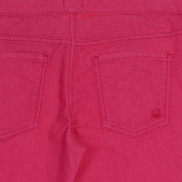 Pantaloni mulați, roz Benetton 228183 3