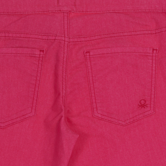 Pantaloni mulați, roz Benetton 228183 3