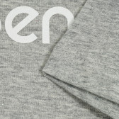Tricou din bumbac cu logo-ul mărcii, în gri melanj Benetton 229543 3