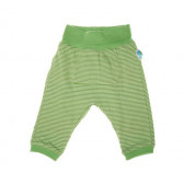 Pantaloni pentru copii unisex Boboli în culoare verde cu dungi Boboli 22968 