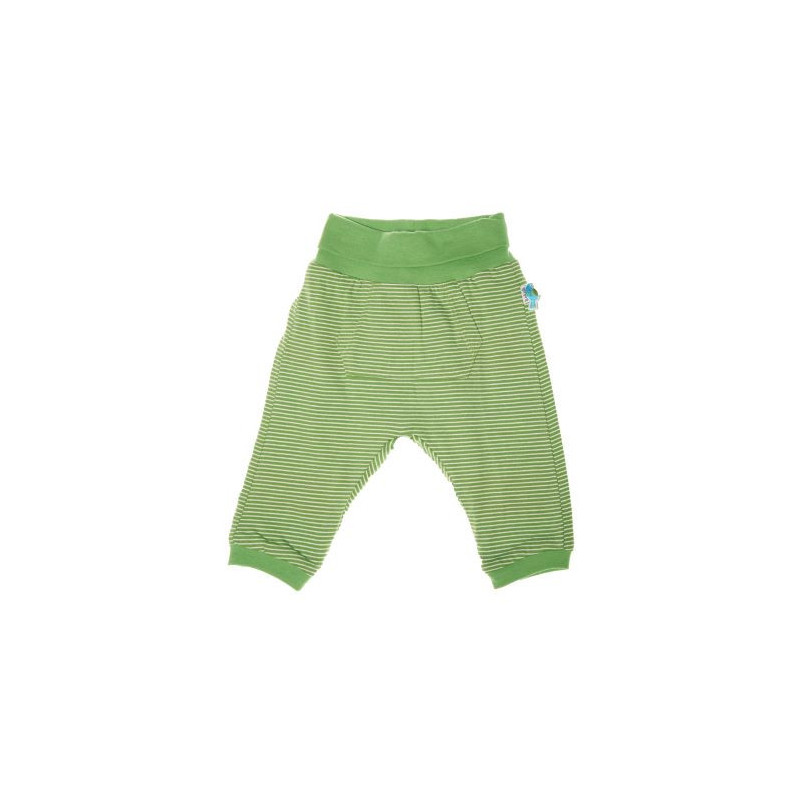 Pantaloni pentru copii unisex Boboli în culoare verde cu dungi  22968