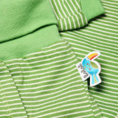 Pantaloni pentru copii unisex Boboli în culoare verde cu dungi Boboli 22970 3