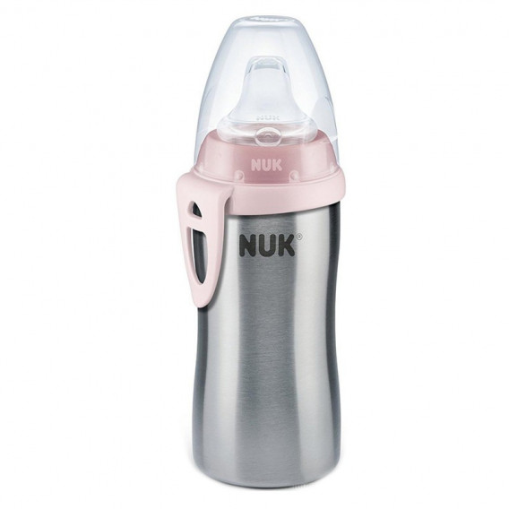 Flacon de culoare roz Thermo Active, 215 ml. NUK 229740 
