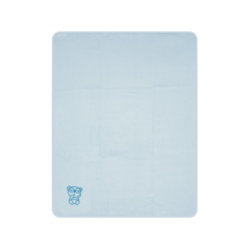 Pătură plușată, 75x100 cm, albastră  229925