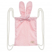 Geacă cu buline, aplicație și geantă pentru bebeluși, roz Midimod 230177 5