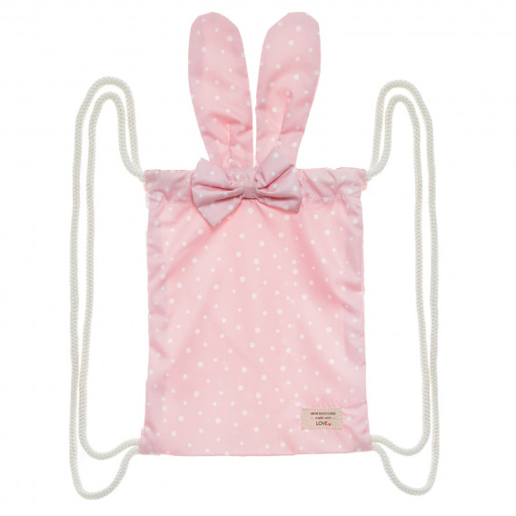 Geacă cu buline, aplicație și geantă pentru bebeluși, roz Midimod 230177 5