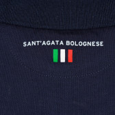 Tricou de bumbac pentru băieți, cu imprimeu taur și inscripție, albastru închis Lamborghini 230214 3