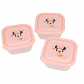 Set de 3 buc. cutii de mâncare pentru fete, Minnie Mouse Minnie Mouse 230466 