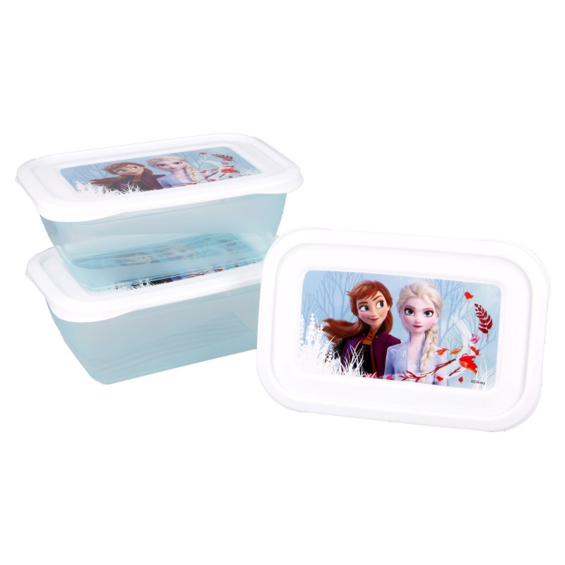 Set de 3 buc. cutii de mâncare pentru fete, Frozen Kingdom  230486