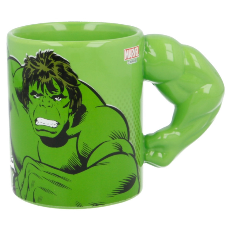 Cană ceramică 3D Hulk braț, 330 ml  230633