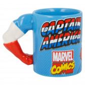 Cană ceramică 3D braț Captain America, 330 ml Marvel 230635 