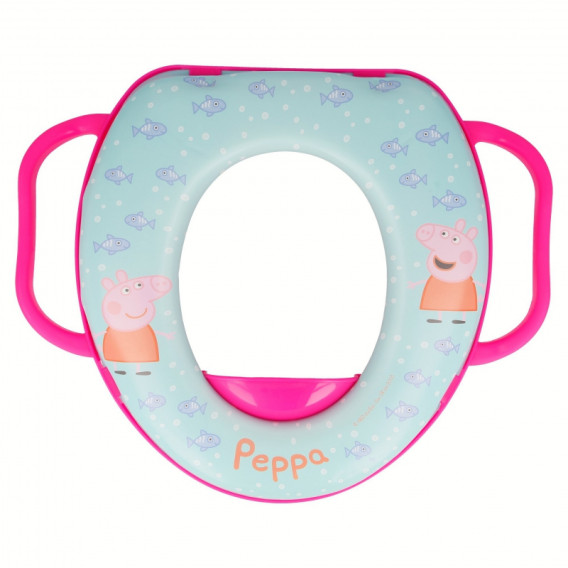 Reductor WC pentru copii, cu imagine Peppa Pig, culoare: roz Peppa pig 230665 3