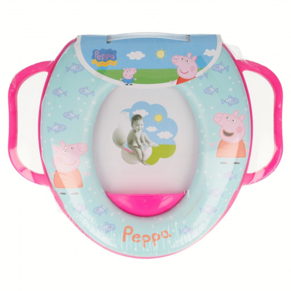 Reductor WC pentru copii, cu imagine Peppa Pig, culoare: roz Peppa pig 230666 
