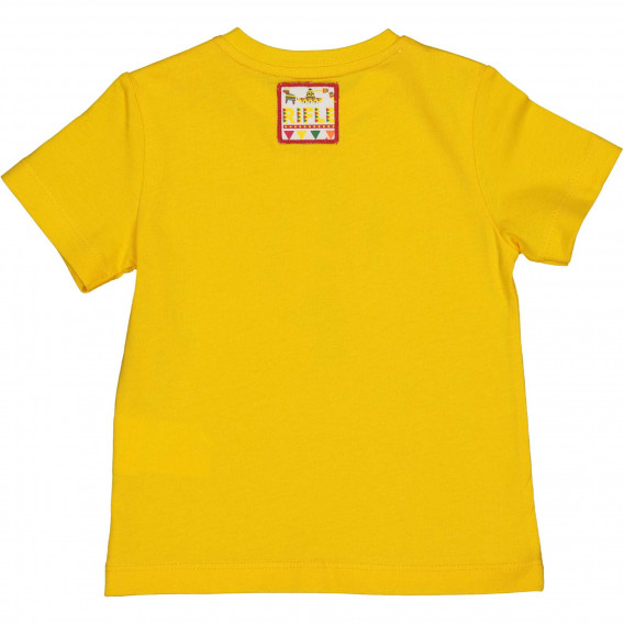Tricou din bumbac cu imprimeu cactus pentru bebeluș, galben Rifle 230941 2