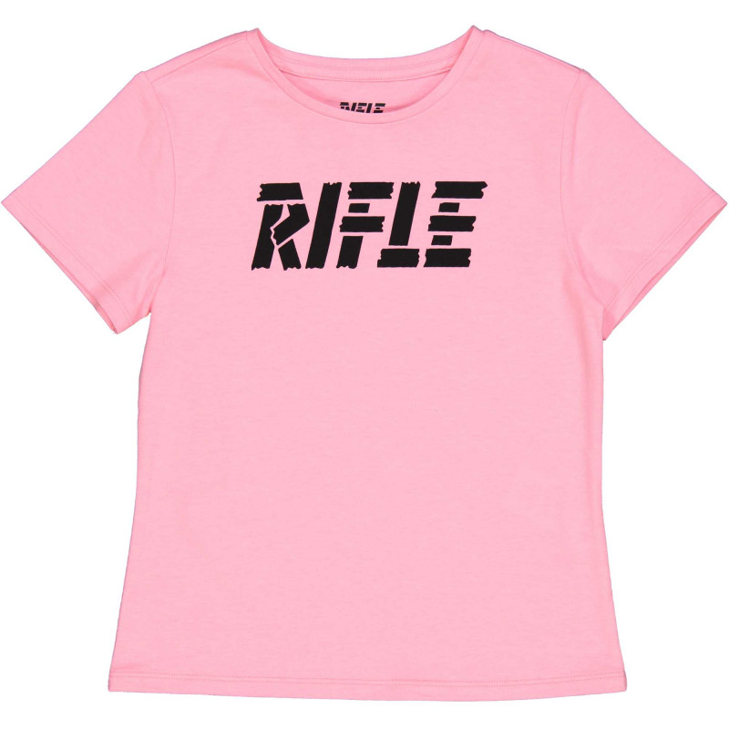 Tricou din bumbac cu sigla mărcii, roz deschis  230952