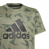 Bluză cu mâneci scurte AEROREADY, verde închis Adidas 231020 3
