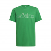 Tricou Essentials Logo din bumbac, verde Adidas 231034 