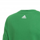 Tricou Essentials Logo din bumbac, verde Adidas 231036 3