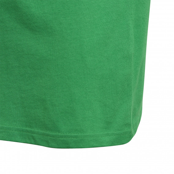 Tricou Essentials Logo din bumbac, verde Adidas 231037 4