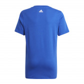 Tricou Essentials cu  Logo, din bumbac, albastru Adidas 231040 2