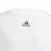 Tricou Essentials din bumbac, alb Adidas 231090 3