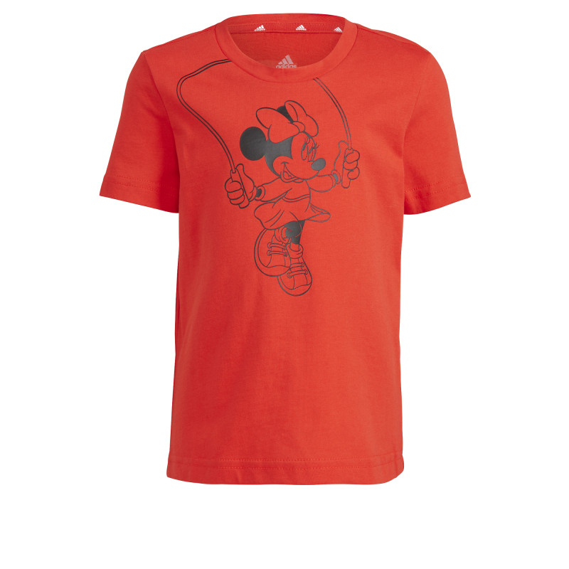 Tricou din bumbac cu imprimeu Minnie Mouse, roșu  231162