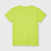 Tricou din bumbac cu sigla mărcii, galben Mayoral 231361 2