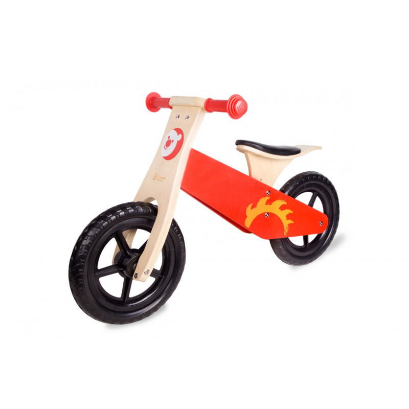 Bicicletă din lemn pentru echilibru, Foc, 12 "  231635