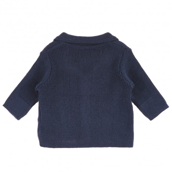 Cardigan tricotat pentru băieți, cu două buzunare în față Chicco 231853 4