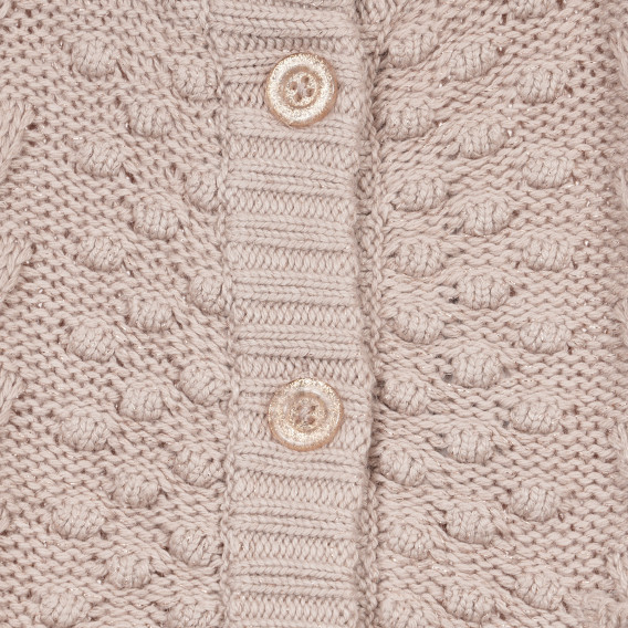 Cardigan tricotat cu mâneci lungi pentru fete Chicco 231881 2