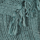 Fular tricotat cu franjuri pentru fete Benetton 231892 3