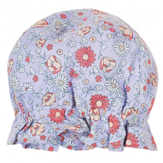 Pălărie de vară mov din bumbac pentru fete Benetton 231903 