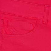 Pantaloni scurți cu picioarele pliate, roșii Benetton 232055 2