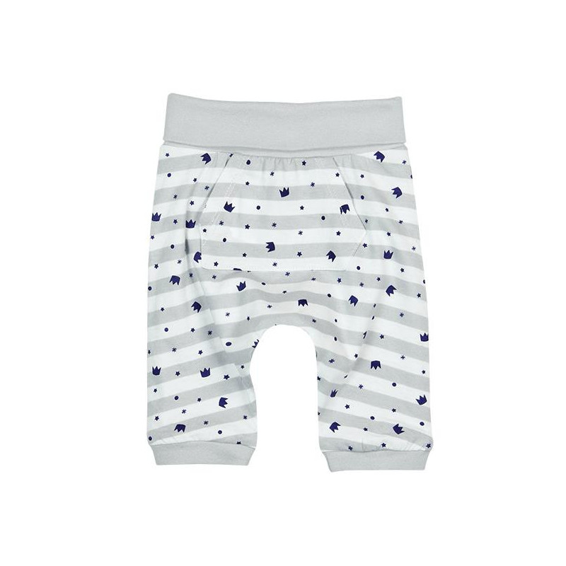 Pantaloni pentru copii, cu imprimeu de coronițe - unisex  23207