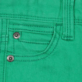 Pantaloni scurți din bumbac pentru bebeluși băieței, verzi Benetton 232166 2